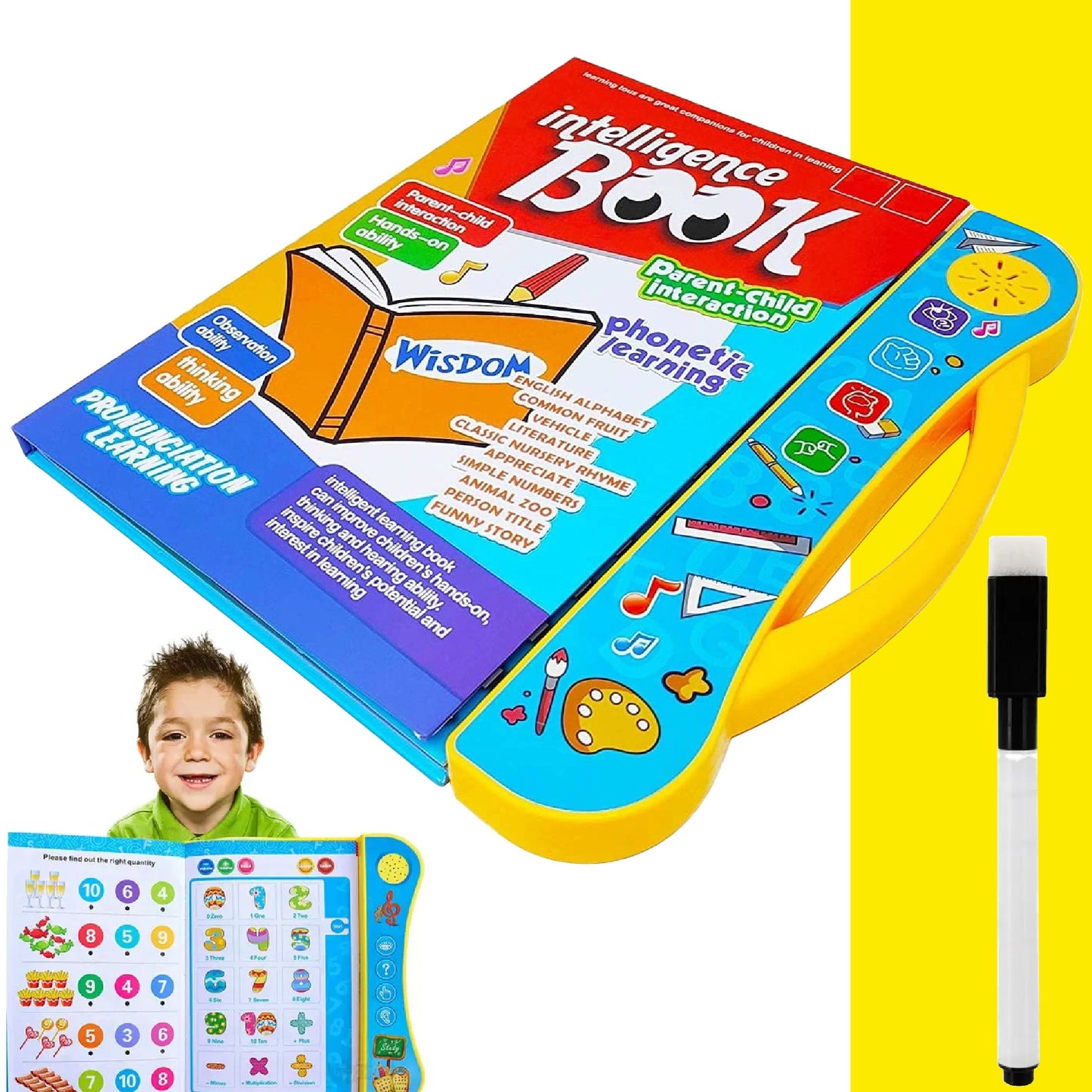 libro inteligente de ingles para niños (aprende jugando y escuchando)