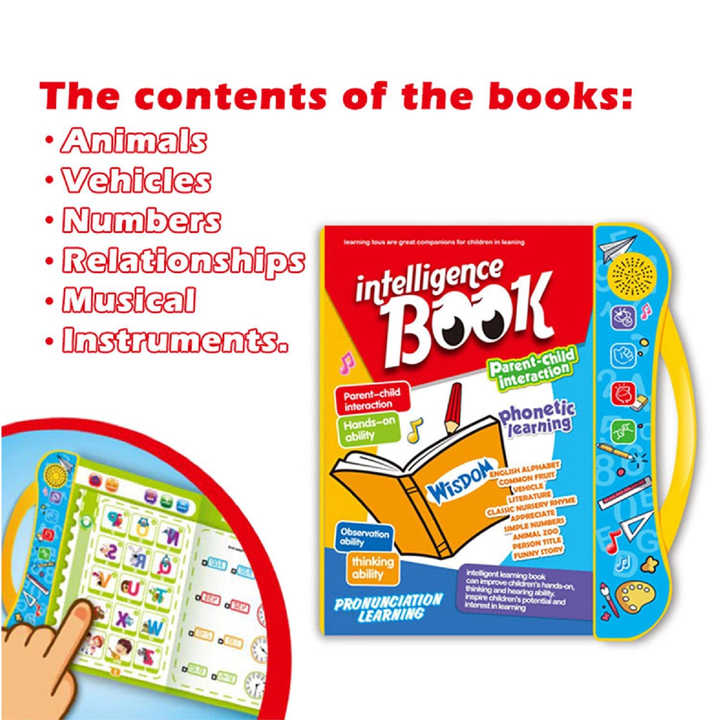 libro inteligente de ingles para niños (aprende jugando y escuchando)