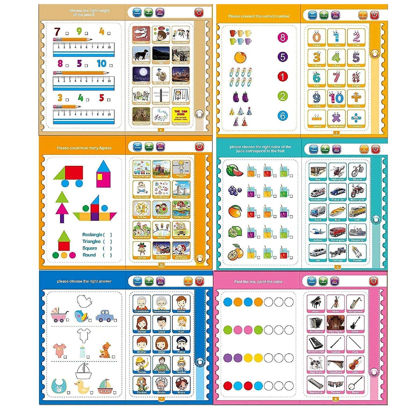 libro inteligente de ingles para niños (aprende jugando y escuchando)