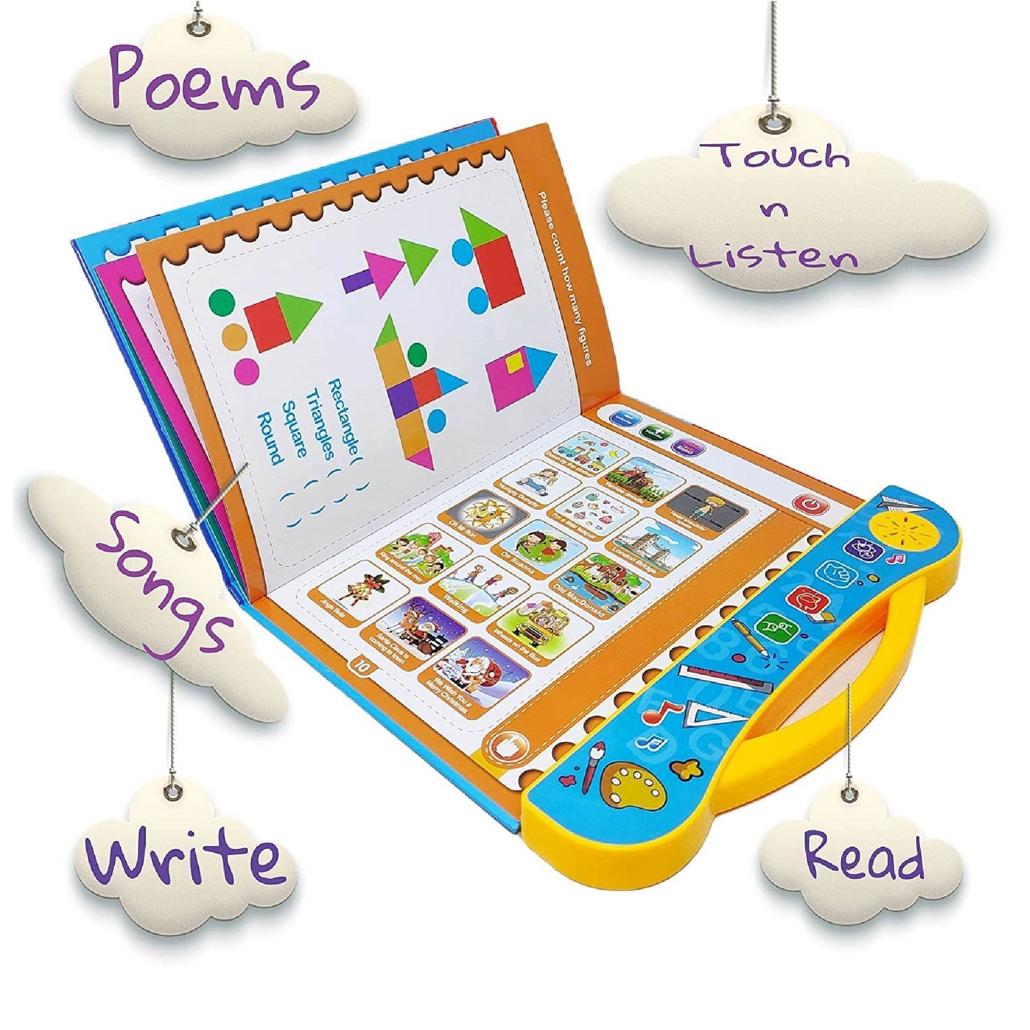 libro inteligente de ingles para niños (aprende jugando y escuchando)
